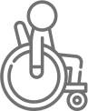 social security disability | outline of person in wheelchair